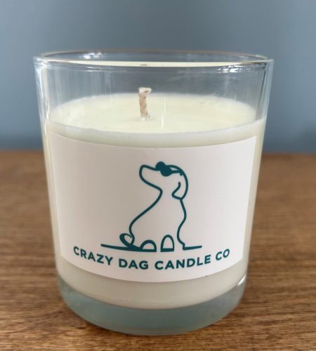 About 10oz glass wick